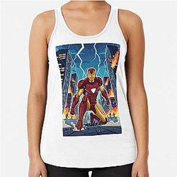 Iron Man Racerback Tank Top