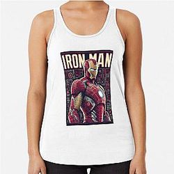 Tony Stark Iron Man Poster Tank Top