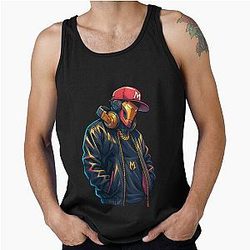 Iron Man Hood Style Tank Top