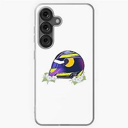 Isack Hadjar 2025 Purple Helmet Flowers Samsung Galaxy Soft Case