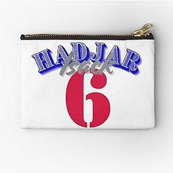 Isack Hadjar Formula 1 Racing Driver 6 Zipper Pouch