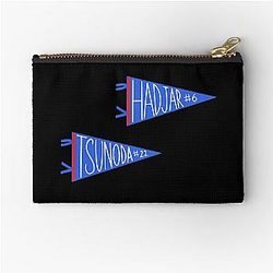 Yuki Tsunoda and Isack Hadjar Pennant Zipper Pouch