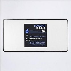 Isack Hadjar Radio Message P3 Desk Mat