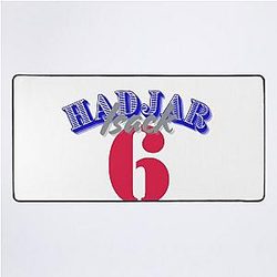Isack Hadjar Formula 1 Racing Driver 6 Desk Mat