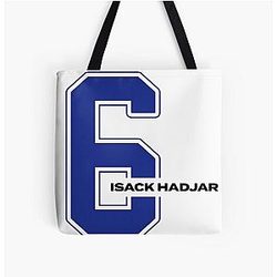 Isack Hadjar F1 Racing Bull Number 6 Tote Bag