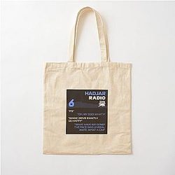 Isack Hadjar Radio Message Cotton Tote Bag
