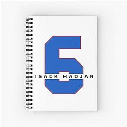 Isack Hadjar F1 Racing Notebook Number 6