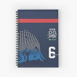 Isack Hadjar Racing F1 Notebook