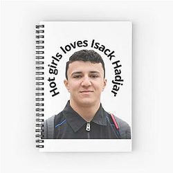 Hot girls love Isack Hadjar Spiral Notebook