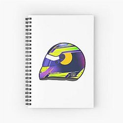 Isack Hadjar Green Helmet Notebook