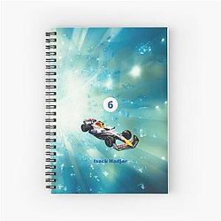 F1 Isack Hadjar N6 Spiral Notebook