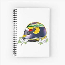 Isack Hadjar 2025 Monaco Helmet with Flowers Notebook