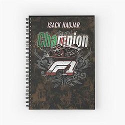 Isack Hadjar F1 Spiral Notebook