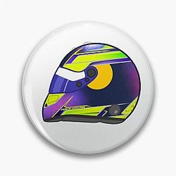 Isack Hadjar 2025 Green Helmet Pin