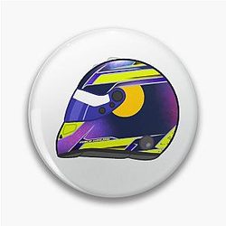 Isack Hadjar 2025 Purple Helmet Pin
