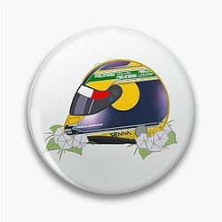 Isack Hadjar Monaco Helmet With Flowers Pin