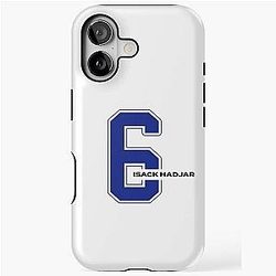 Isack Hadjar F1 Racing Bull Number 6 iPhone Tough Case