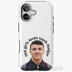Hot girls love Isack Hadjar iPhone case