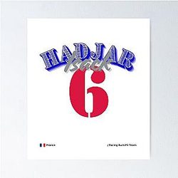 Isack Hadjar Formula 1 Racing Driver 6 Poster