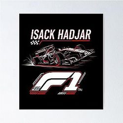 Isack Hadjar F1 Poster