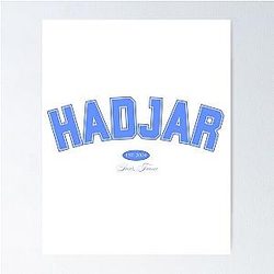 F1 Racing Bulls Isack Hadjar Collegiate Merch Poster