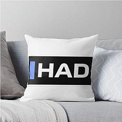 Isack Hadjar F1 Driver Grid Name Tag Throw Pillow