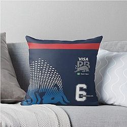 Isack Hadjar Racing Bulls F1 Throw Pillow