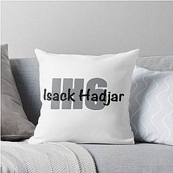 Isack Hadjar - Racing Bull Throw Pillow