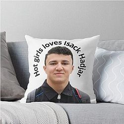 Hot girls love Isak Hadjar throw pillow.