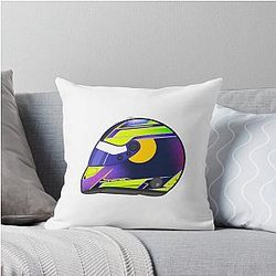 Isack Hadjar 2025 Green Throw Pillow