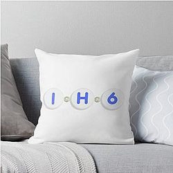 Isack Hadjar Friendship Bracelet throw pillow