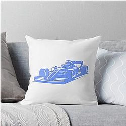 F1 2025 Car: Isak Hadjar Throw Pillow