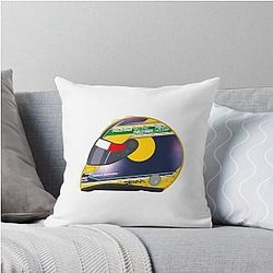 Isack Hadjar Monaco Helmet Throw Pillow