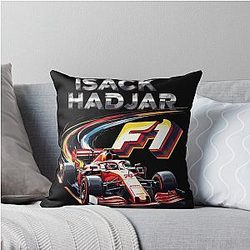 Isack Hadjar F1 Pillow