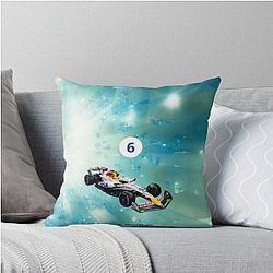 F1 Isaac Hadjar His number 6 Throw Pillow