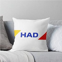 Isack Hadjar Banner Throw Pillow