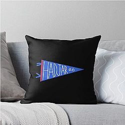 Isack Hadjar Pennant Throw Pillow
