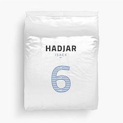 Isack HADJAR Formula 1 Racing Bull Number 6 Duvet Cover