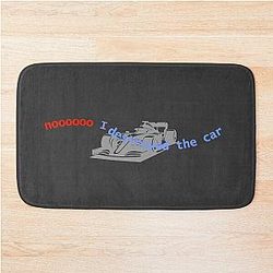 F1 Isack Hadjar I Destroyed the Car Radio Message Bath Mat