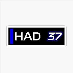 Formula 1 2023 Isack Hadjar Free Practice 1 TV Graphic Sticker