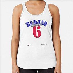 Isack Hadjar Formula 1 Racing Driver Racerback Tank Top