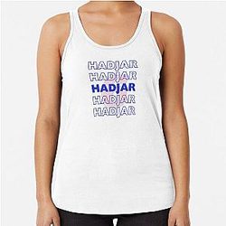 Isack Hadjar F1 Driver Bull Racerback Tank Top
