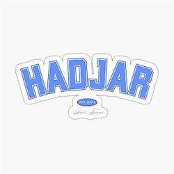 F1 Racing Bulls ISACK HADJAR Collegiate Merch Sticker