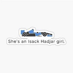 Isack Hadjar Sticker