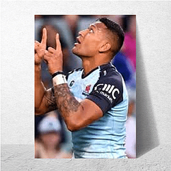 Israel Folau Signature Israel Folau Posters