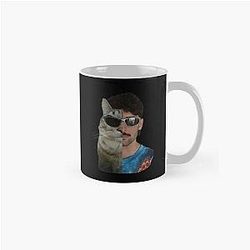Italian Funny Cat Half Retro Classic Mug