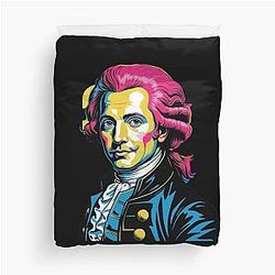 Italian Bach portrait Duvet Cover
