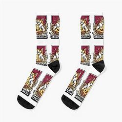 Italian brain rot cat meme socks