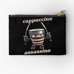 Cappuccino Italian Ninja Zipper Pouch