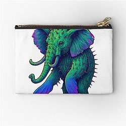 Italian Elephant Zipper Pouch